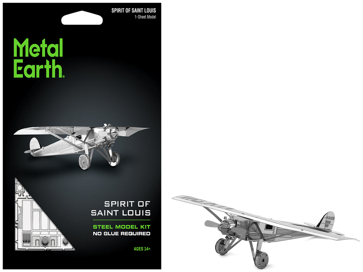 Model Kit Spirit Of Saint Louis Monoplane Aircraft (Moderate Difficulty) Steel Model