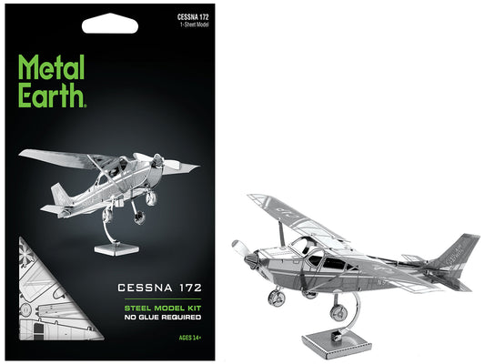 Model Kit Cessna 172 Skyhawk Aircraft (Moderate Difficulty) Steel Model