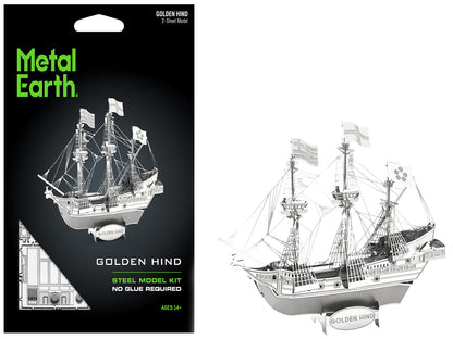 Model Kit Golden Hind Galleon (Moderate Difficulty) Steel Model