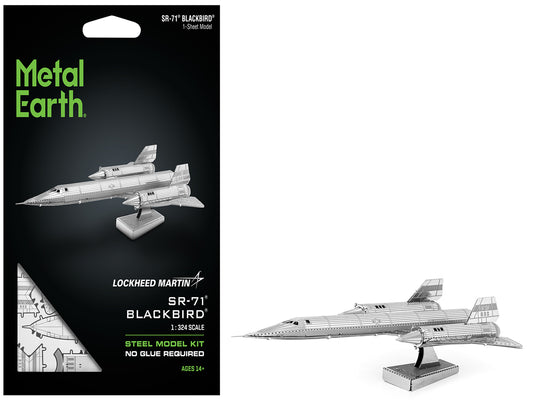 Model Kit Lockheed Martin SR-71 Blackbird Aircraft (Moderate Difficulty) Steel Model