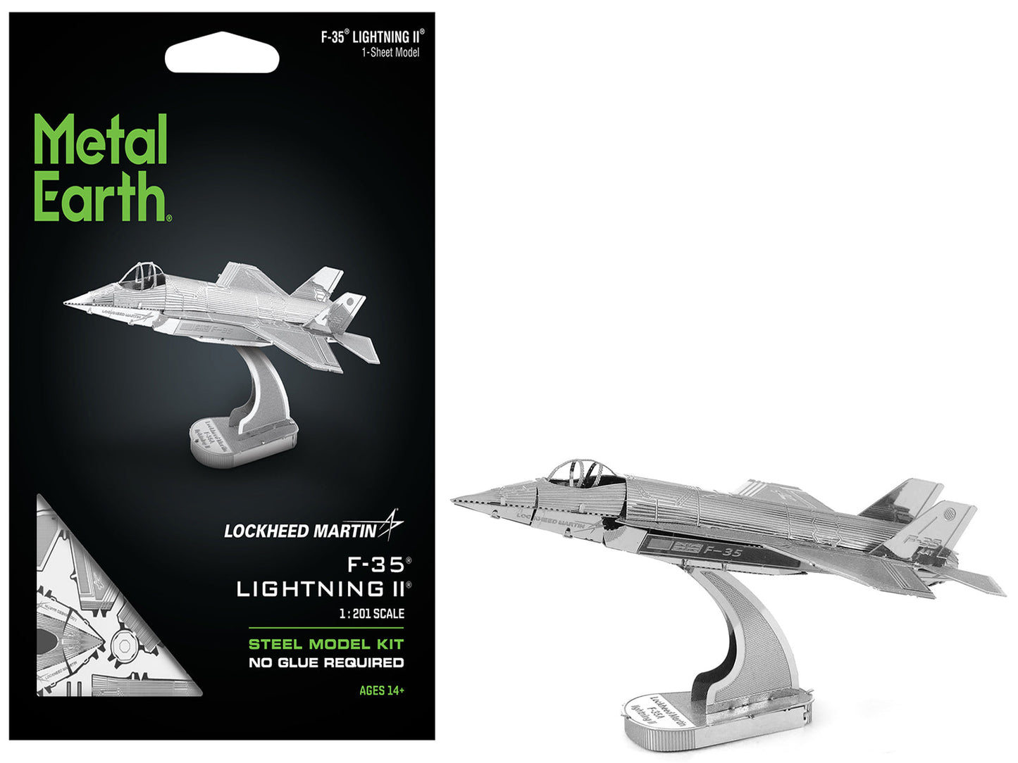 Model Kit Lockheed Martin F-35 Lightning II Aircraft (Moderate Difficulty) Steel Model