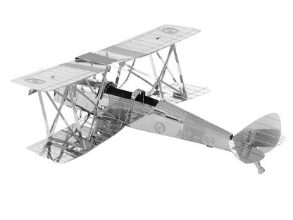 Model Kit De Havilland Tiger Moth Trainer Aircraft (Moderate Difficulty) Steel Model