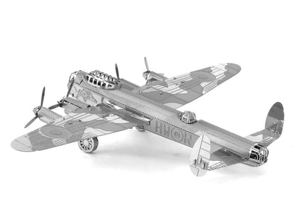 Model Kit Avro Lancaster Bomber Aircraft "Royal Air Force" (Moderate Difficulty) Steel Model