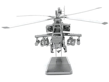Model Kit Boeing AH-64 Apache Attack Helicopter (Moderate Difficulty) Steel Model