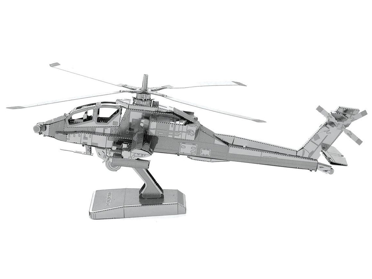 Model Kit Boeing AH-64 Apache Attack Helicopter (Moderate Difficulty) Steel Model