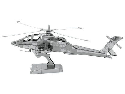 Model Kit Boeing AH-64 Apache Attack Helicopter (Moderate Difficulty) Steel Model