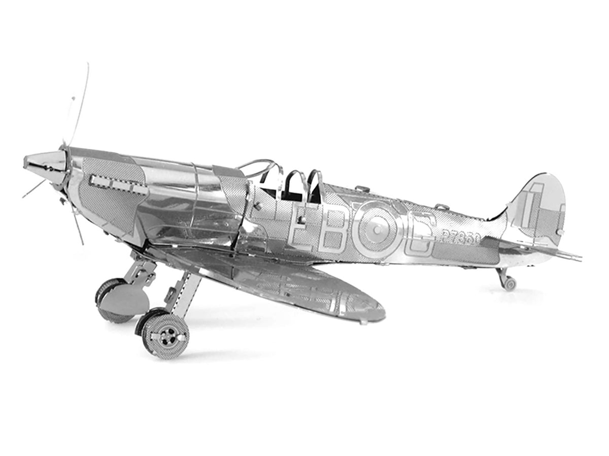 Model Kit Supermarine Spitfire Fighter Aircraft "Royal Air Force" (Easy Difficulty) Steel Model