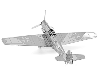 Model Kit Messerschmitt BF-109 Fighter Aircraft "German Luftwaffe" (Moderate Difficulty) Steel Model