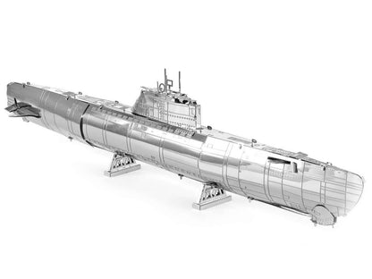Model Kit German U-Boat Type XXI Submarine (Challenging Difficulty) Steel Model