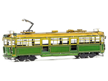 Model Kit Melbourne W-class Tram Green and Gold (Moderate Difficulty) Steel Model