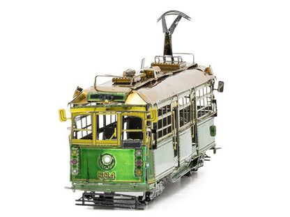 Model Kit Melbourne W-class Tram Green and Gold (Moderate Difficulty) Steel Model