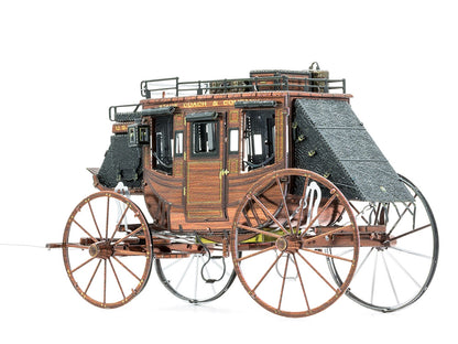 Model Kit Wild West Stagecoach (Moderate Difficulty) Steel Model