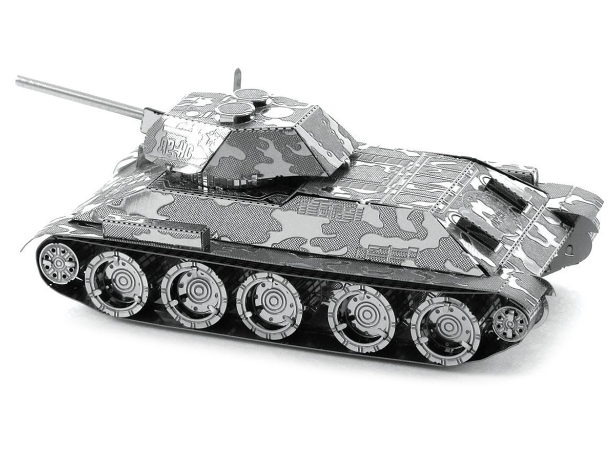 Model Kit Soviet T-34 Tank (Moderate Difficulty) Steel Model