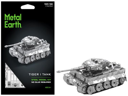 Model Kit German Tiger I Tank (Moderate Difficulty) Steel Model