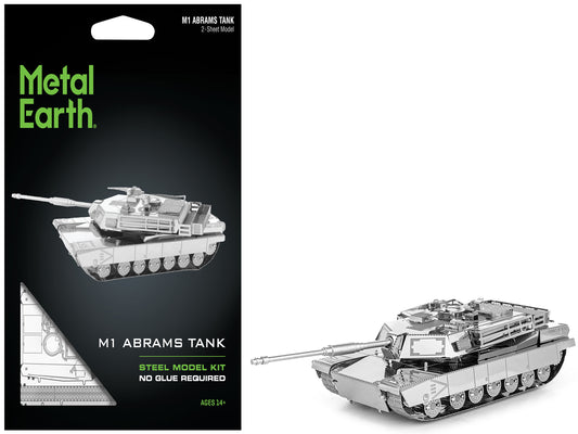 Model Kit American M1 Abrams Tank (Moderate Difficulty) Steel Model