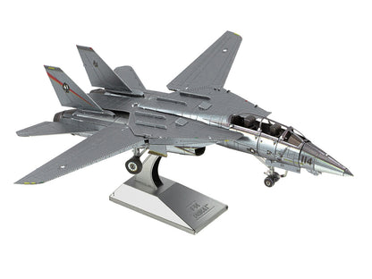 Model Kit Grumman F-14 Tomcat Fighter Aircraft "United States Navy" (Challenging Difficulty) Steel Model