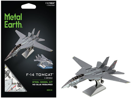 Model Kit Grumman F-14 Tomcat Fighter Aircraft "United States Navy" (Challenging Difficulty) Steel Model