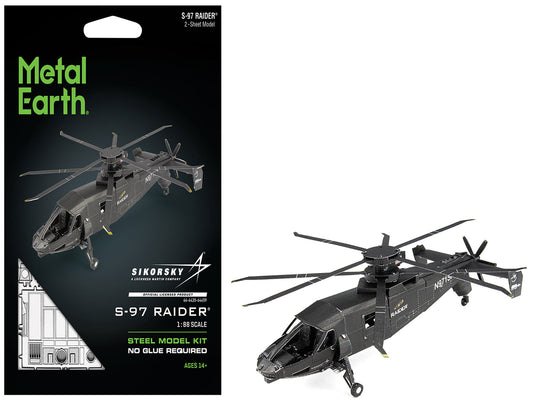 Model Kit Sikorsky S-97 Raider Attack Helicopter "United States Army" (Challenging Difficulty) Steel Model