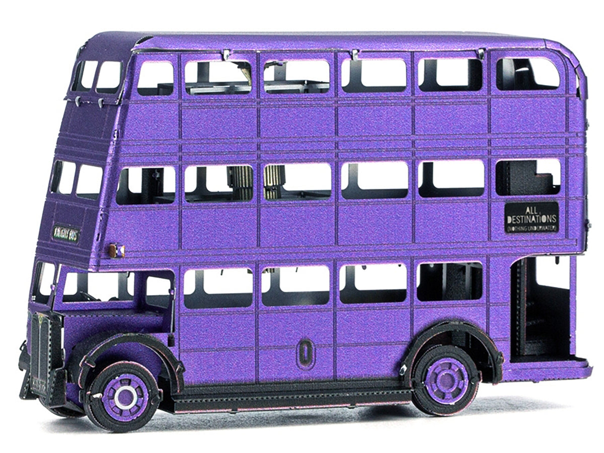 Model Kit Knight Bus Purple "Harry Potter and the Prisoner of Azkaban" (2004) Movie (Moderate Difficulty) Steel Model