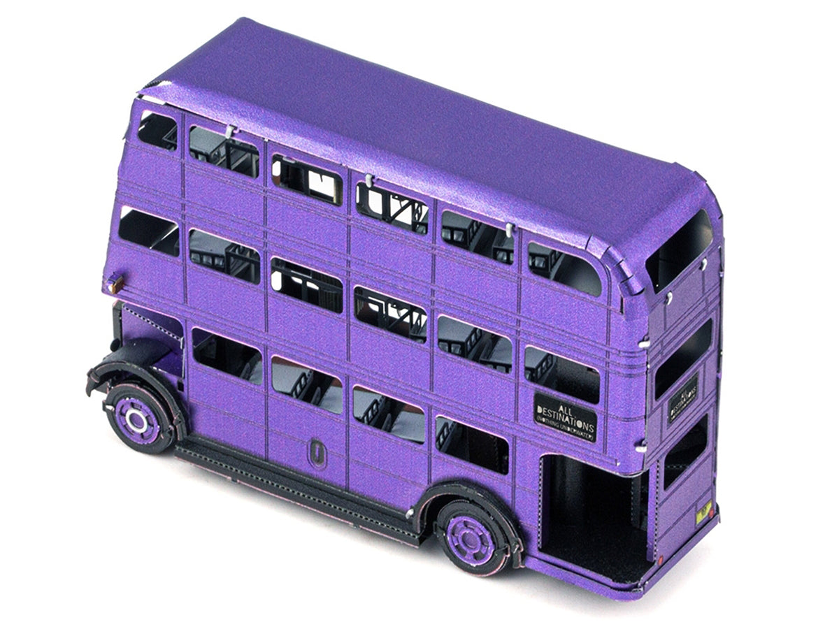 Model Kit Knight Bus Purple "Harry Potter and the Prisoner of Azkaban" (2004) Movie (Moderate Difficulty) Steel Model