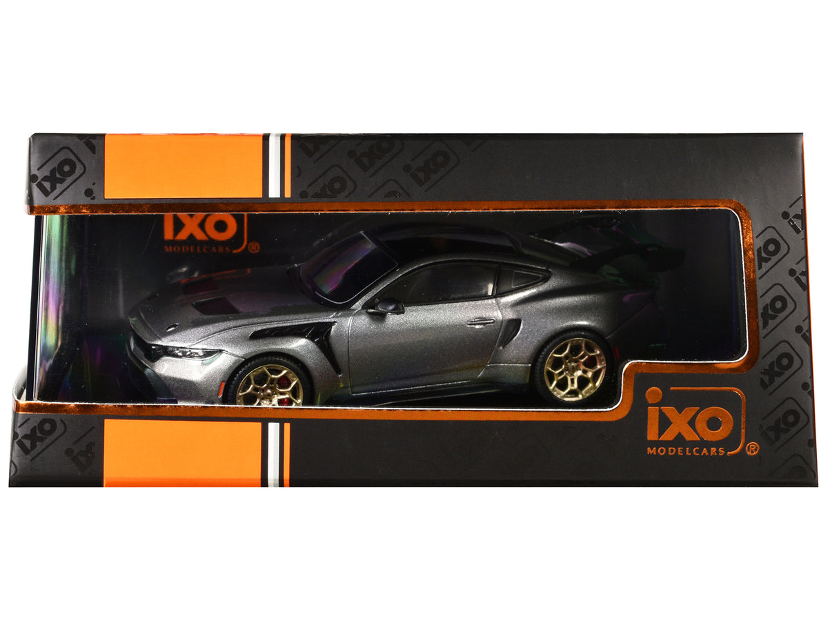 2025 Ford Mustang GTD Gray Metallic with Black Top 1/43 Diecast Model