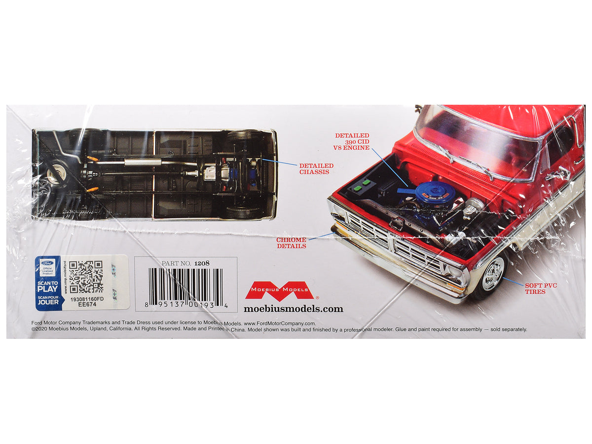 Skill 3 Model Kit 1971 Ford Ranger XLT Pickup Truck 1/25 Scale Model