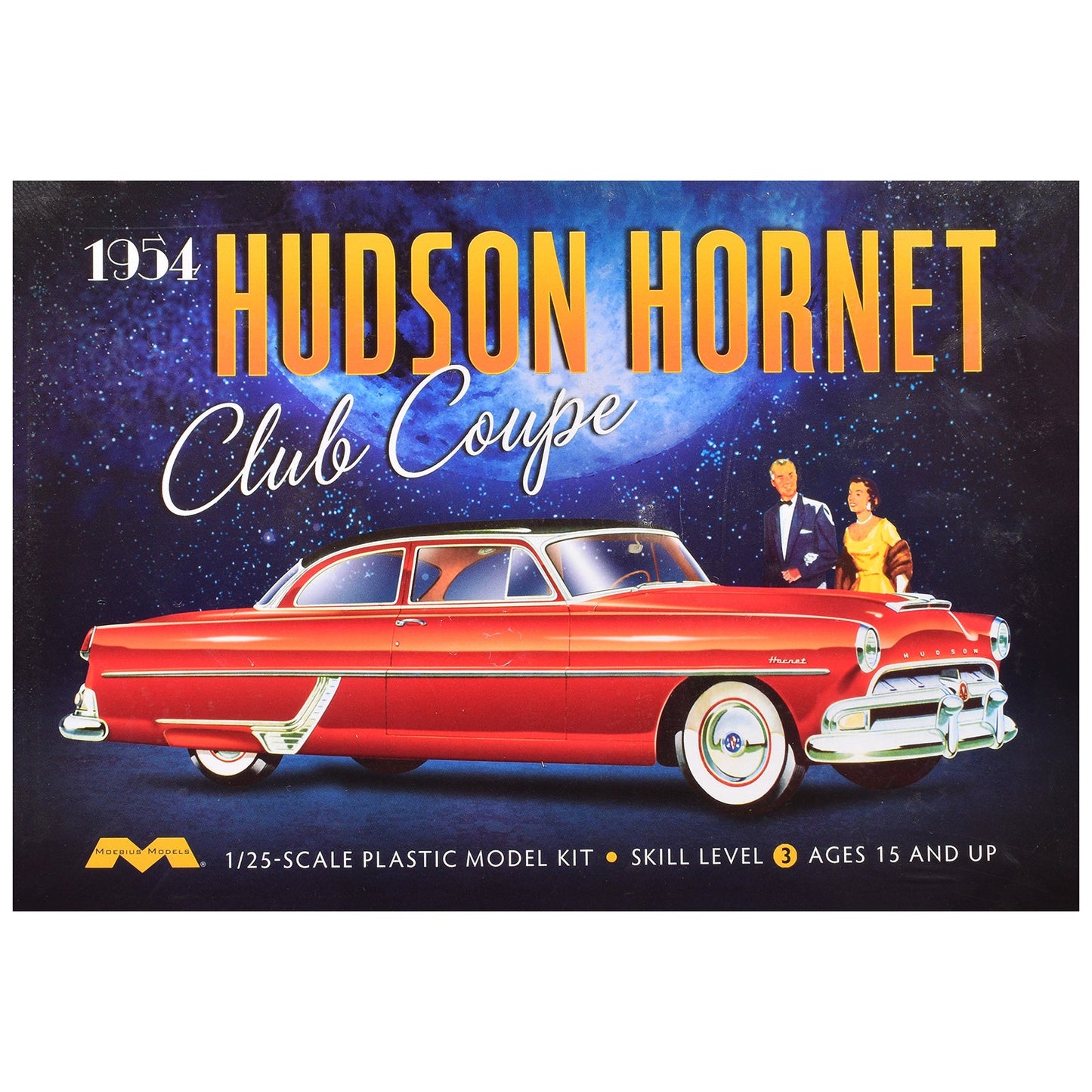 Skill 3 Model Kit 1954 Hudson Hornet Coupe 1/25 Scale Model