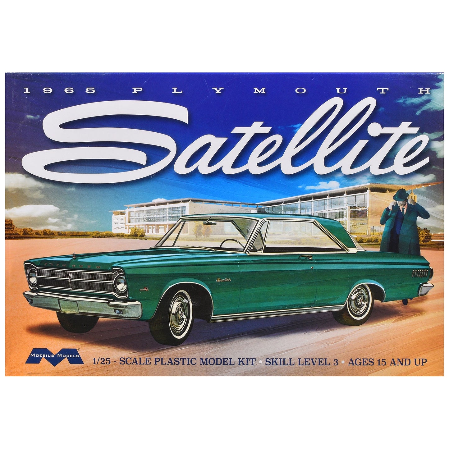 Skill 3 Model Kit 1965 Plymouth Satellite 1/25 Scale Model
