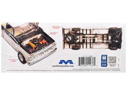 Skill 3 Model Kit 1966 Ford F-100 Custom Cab 4x4 Pickup Truck 1/25 Scale Model