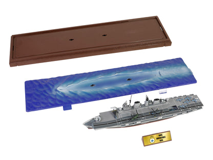 British HMS Invincible (R05) Aircraft Carrier Waterline Edition "Falklands War" (1982) British Royal Navy "Battleship" Series 1/700 Diecast Model
