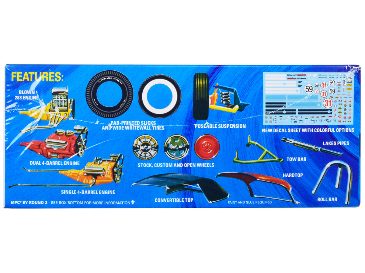Skill 2 Model Kit 1960 Chevrolet Corvette 7-in-1 Kit 1/25 Scale Model