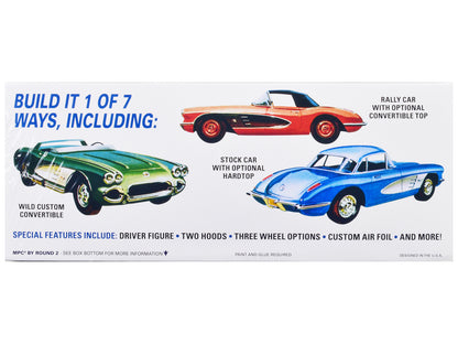 Skill 2 Model Kit 1960 Chevrolet Corvette 7-in-1 Kit 1/25 Scale Model