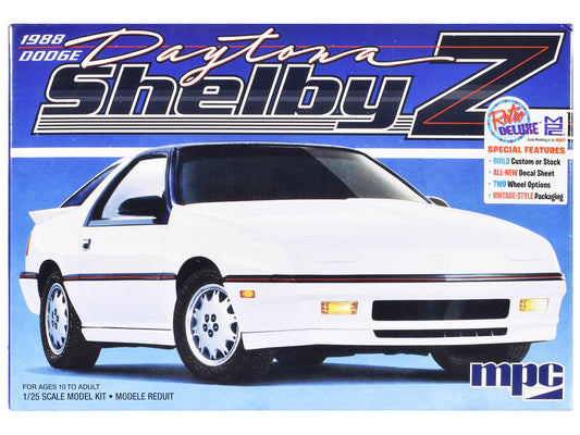 Skill 2 Model Kit 1988 Dodge Shelby Daytona Z 2-in-1 Kit 1/25 Scale Model