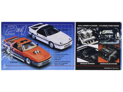 Skill 2 Model Kit 1988 Dodge Shelby Daytona Z 2-in-1 Kit 1/25 Scale Model