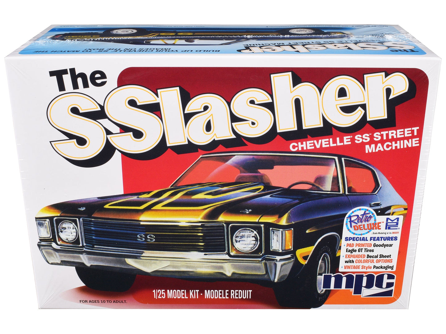 Skill 2 Model Kit Chevrolet Chevelle SS Street Machine "The SSlasher" 1/25 Scale Model