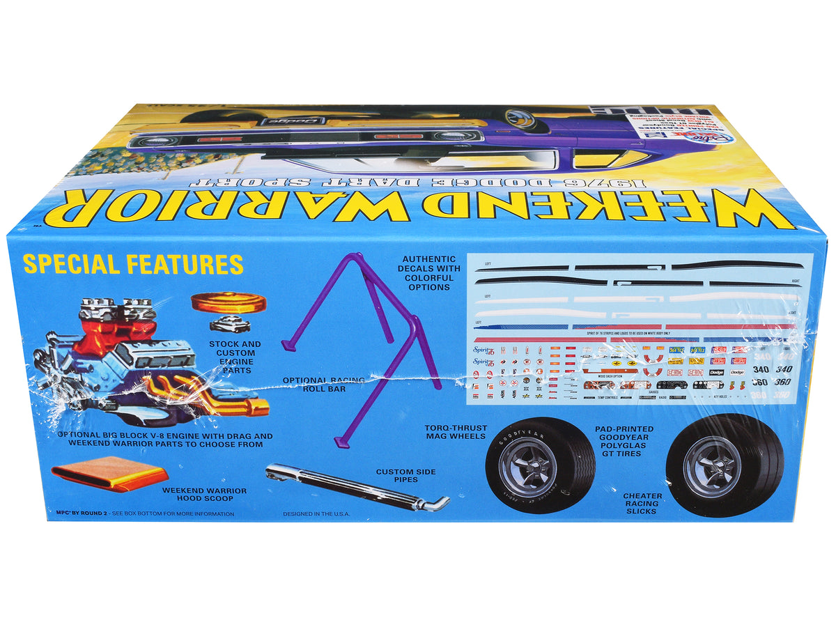 Skill 2 Model Kit 1976 Dodge Dart Sport "Weekend Warrior" 1/25 Scale Model