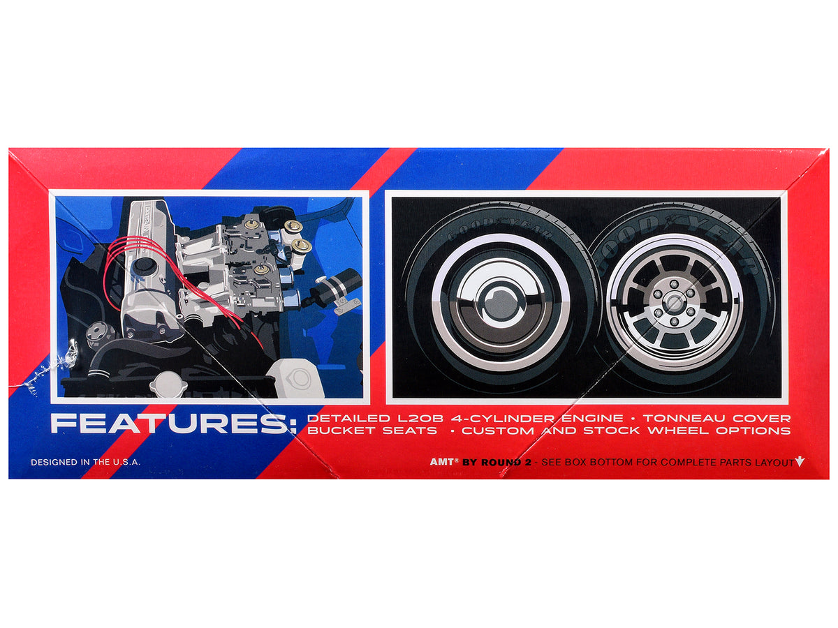 Skill 2 Model Kit 1975 Datsun Pickup Truck "BRE" 1/25 Scale Model