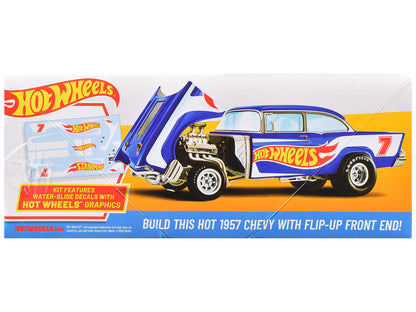 Skill 2 Model Kit 1957 Chevrolet Sedan Flip-Nose "Hot Wheels" 1/25 Scale Model