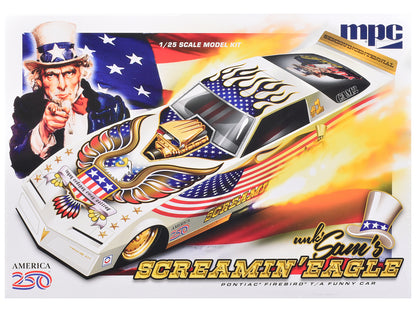 Skill 2 Model Kit Pontiac Firebird Funny Car "Unk' Sam's Screaming Eagle" 1/25 Scale Model