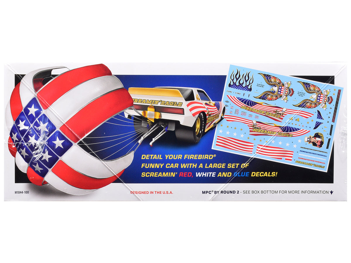 Skill 2 Model Kit Pontiac Firebird Funny Car "Unk' Sam's Screaming Eagle" 1/25 Scale Model