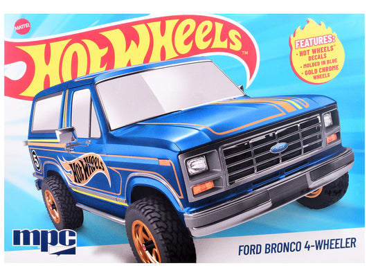 Skill 2 Model Kit Ford Bronco 4-Wheeler "Hot Wheels" 1/25 Plastic Model