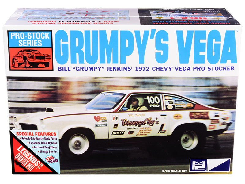 Skill 2 Model Kit 1972 Chevrolet Vega Pro Stock Bill "Grumpy" Jenkins' "Legends of the Quarter Mile" 1/25 Scale Model