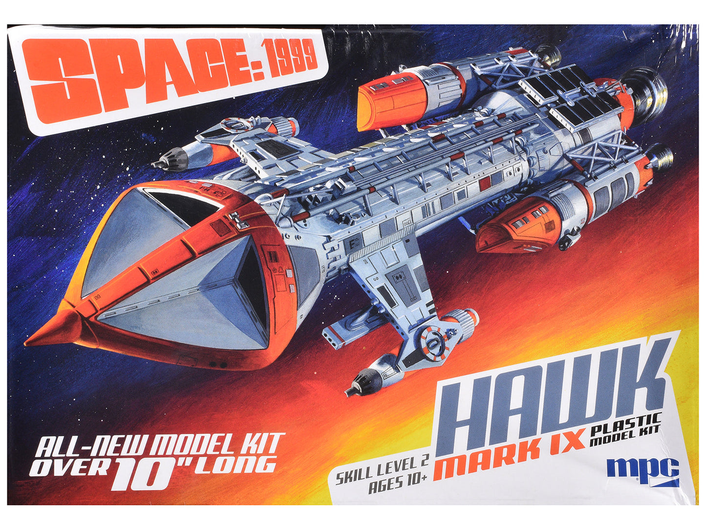 Skill 2 Model Kit Hawk Mark IX Spacecraft "Space: 1999" (1975-1977) TV Series 1/72 Scale Model