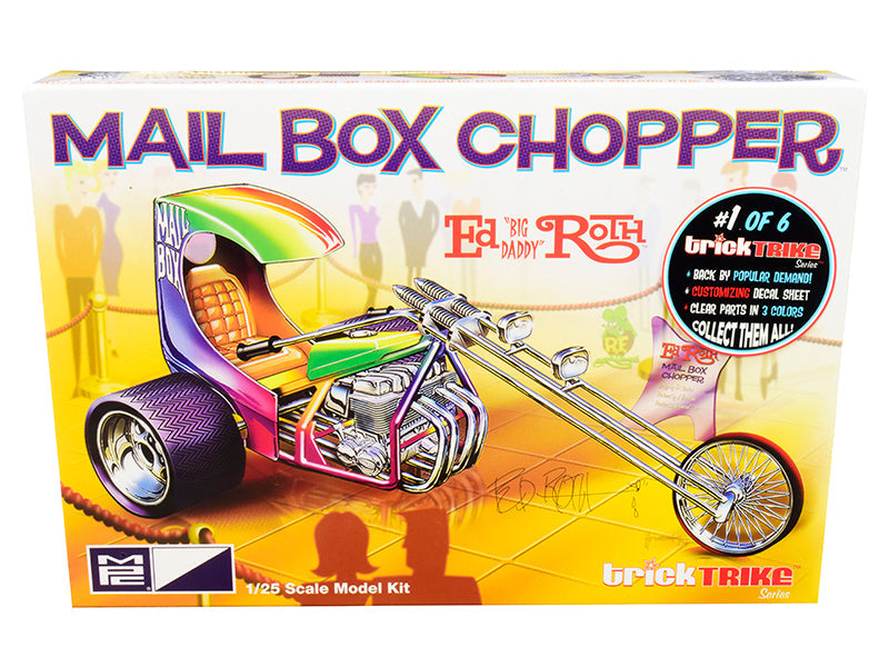 Skill 2 Model Kit Mail Box Chopper Trike (Ed "Big Daddy" Roth's) "Trick Trikes" Series 1/25 Scale Model
