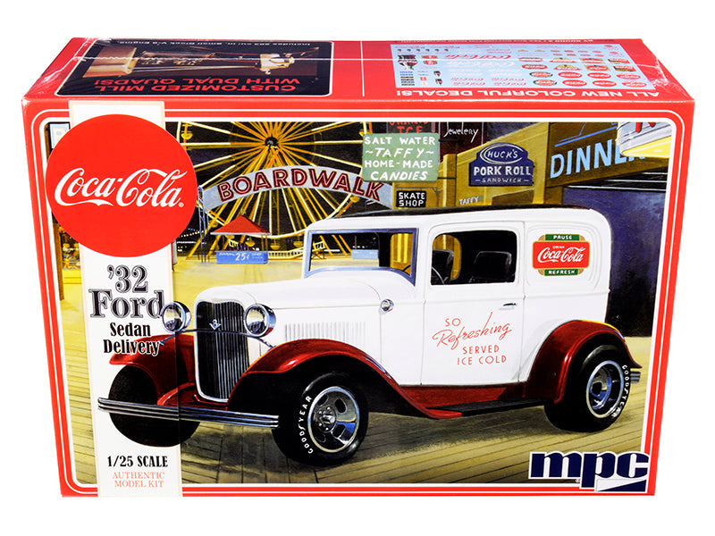 Skill 3 Model Kit 1932 Ford Sedan Delivery "Coca-Cola" 1/25 Scale Model