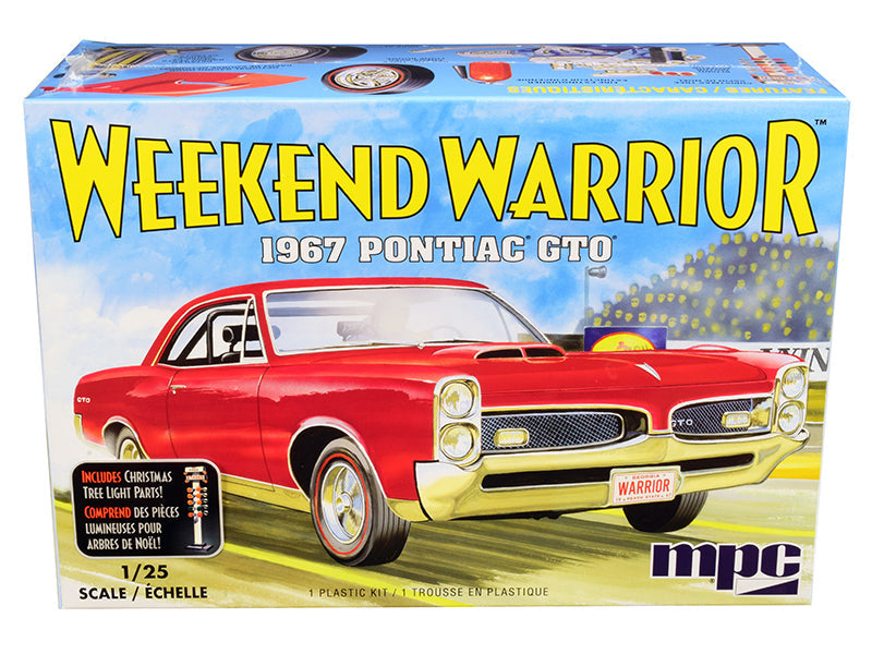Skill 3 Model Kit 1967 Pontiac GTO "Weekend Warrior" 3 in 1 Kit 1/25 Scale Model