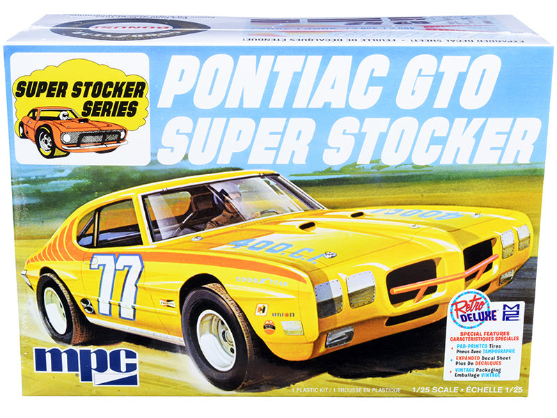 Skill 2 Model Kit 1970 Pontiac GTO Super Stocker 1/25 Scale Model