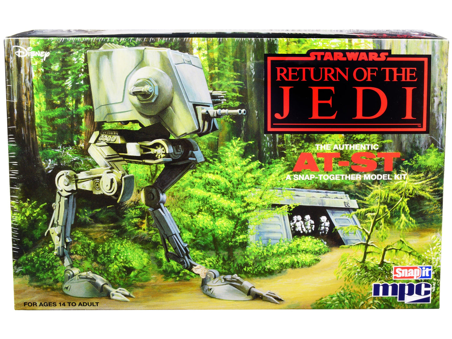 Skill 2 Snap Model Kit AT-ST "Star Wars: Return of the Jedi" Movie Scale Model