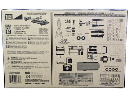 Skill 2 Model Kit Ramchargers Dragster and Advanced Design Transport Truck 2 Kits in 1 1/25 Scale Models