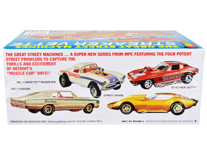 Skill 2 Model Kit 1967 Chevrolet Corvette Stingray "Streaker Vette" "The Great Street Machines" Series 1/25 Scale Model Car